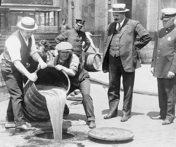 OnThisDay: January 17th 1920, Prohibition of alcohol in The U.S as a result of 18th Amendment